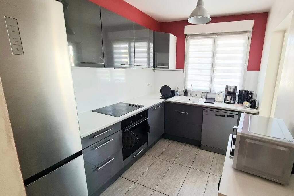 Appart Cosy & Spacieux-Metro7 Louis-Aragon+Parking Leilighet Vitry-sur-Seine Eksteriør bilde