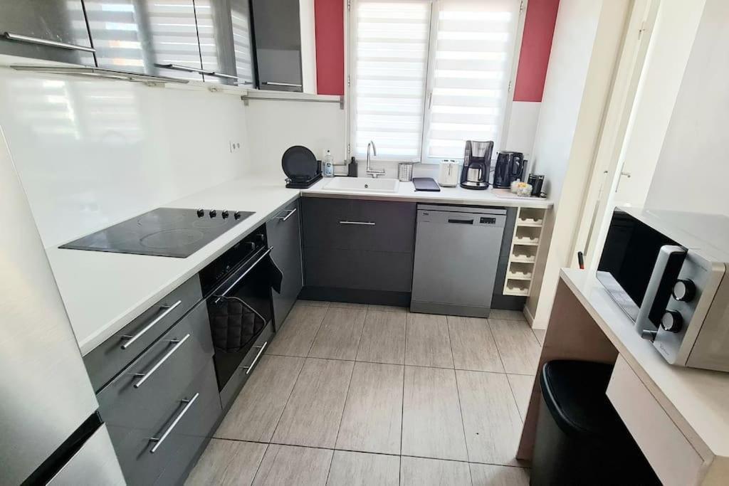 Appart Cosy & Spacieux-Metro7 Louis-Aragon+Parking Leilighet Vitry-sur-Seine Eksteriør bilde